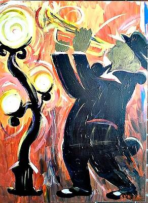New Orleans Trumpet Player by Kerin Beard New Orleans Trumpet Player by Kerin Beard
