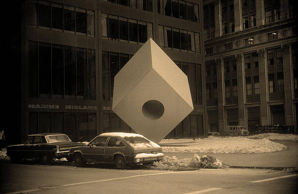 New York City 1982 Sepia Series - #2 by Frank Romeo New York City 1982 Sepia Series - #2 by Frank Romeo