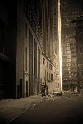 New York City 1982 Sepia Series - #3 by Frank Romeo New York City 1982 Sepia Series - #3 by Frank Romeo