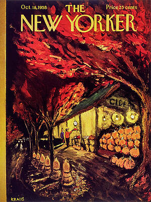 Wall Art - Painting - New Yorker October 18 1958 by Robert Kraus