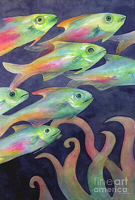 School Of Fish Paintings Fine Art America