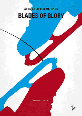 Wall Art - Digital Art - No562 My Blades of Glory minimal movie poster by Chungkong Art
