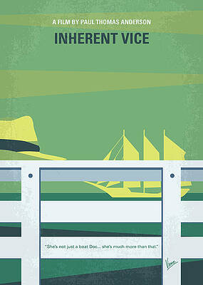 Wall Art - Digital Art - No793 My Inherent Vice minimal movie poster by Chungkong Art