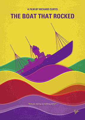 Wall Art - Digital Art - No961 My The boat that rocked minimal movie poster by Chungkong Art