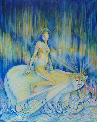 Wall Art - Drawing - Northern Dream by Anna  Duyunova