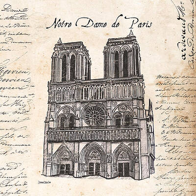 Wall Art - Painting - Notre Dame de Paris by Debbie DeWitt