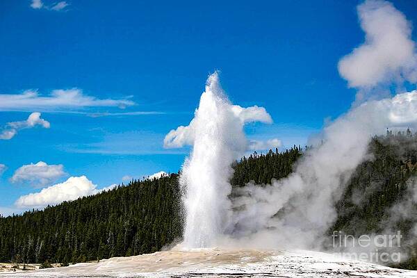 Old Faithful Cross in Yellowstone by Jeanie Mann