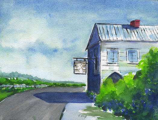Old Pelican Inn by Frank Bright Old Pelican Inn by Frank Bright