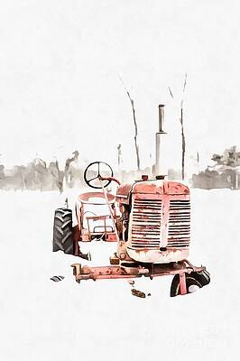 Edward Fielding Vintage Tractors Wall Art