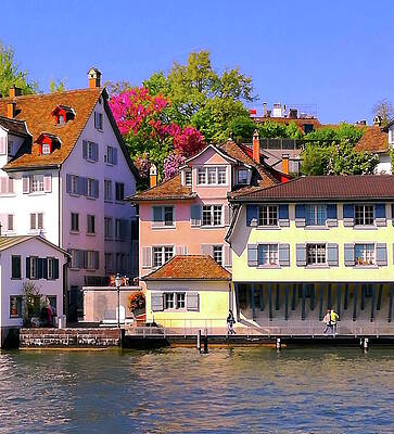OLD TOWN ZURICH, SWITZERLAND by Monique Wegmueller OLD TOWN ZURICH, SWITZERLAND by Monique Wegmueller