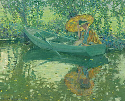 On the River Print by Frederick Carl Frieseke