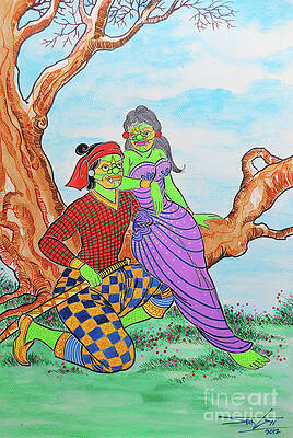 Orge and Ogress by Sein Gyi