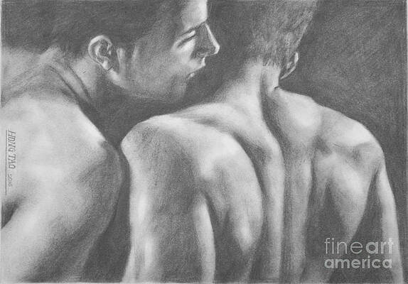 original drawing sketch charcoal man body male nude gay interest man art pencil on paper -0029 by Hongtao Huang original drawing sketch charcoal man body male nude gay interest man art pencil on paper -0029 by Hongtao Huang