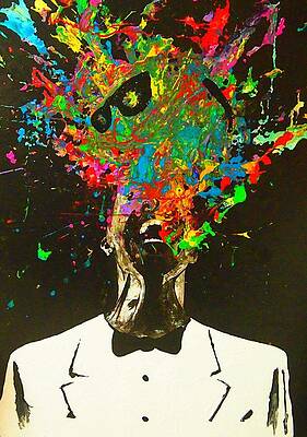 Exploding Head Paintings Fine Art America