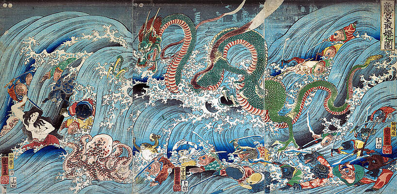 Yachigusa Kimono Design Seikō Ueno Japanese Ornamental Wall Art Woodblock Painting Digital Bundle Printable Art Japan Commercial Use