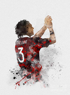 Paolo Maldini Art Fine Art America