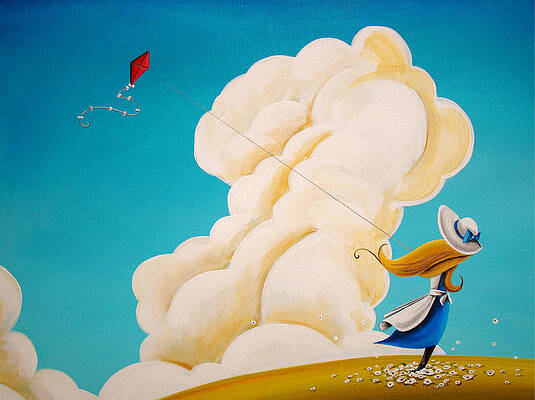 Wall Art - Painting - Paper and String  by Cindy Thornton
