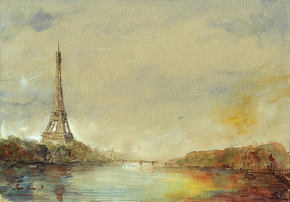 Eiffel Tower Paintings Fine Art America