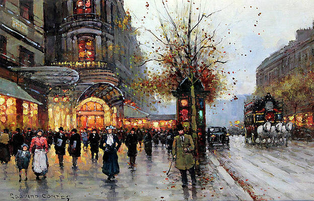 Paris Street Scene Paintings Fine Art America Paris Street Scene Paintings Fine Art America