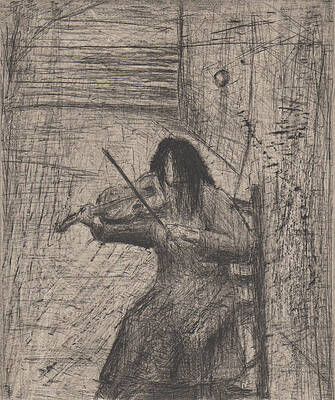 Wall Art - Drawing - Part 1 Music in Prague Set of 3 by Erik Paul