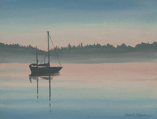 Pastel Sailboat by Heidi E Nelson Pastel Sailboat by Heidi E Nelson
