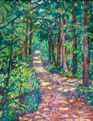 Wall Art - Painting - Path on Sharp Top by Kendall Kessler