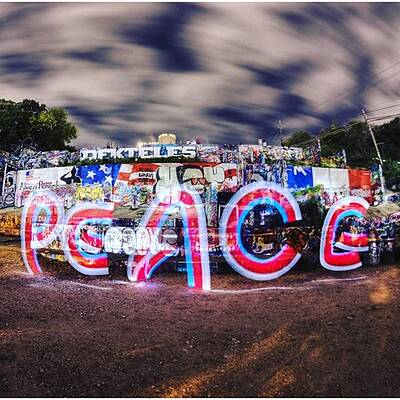 Wall Art - Photograph - #peace Shall Prevail If We All Use Our by Andrew Nourse