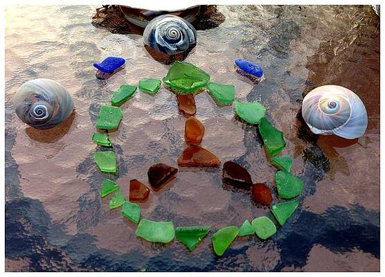 Peaceful sea glass by John Grcic