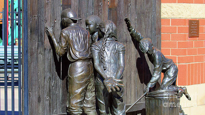 Wall Art - Photograph - Peeking in on the Ball Game  5665 by Jack Schultz