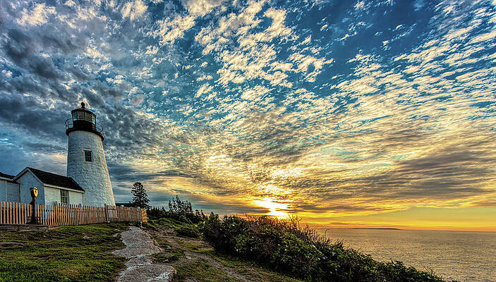 Pemaquid Point Lighthouse at Daybreak by David Smith Pemaquid Point Lighthouse at Daybreak by David Smith