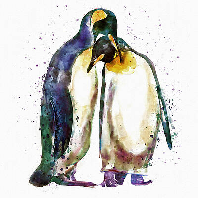 Penguin Paintings Fine Art America