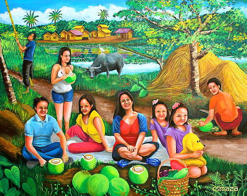 Picnic at the Farm by Cyril Maza Picnic at the Farm by Cyril Maza