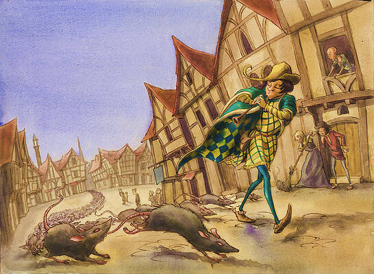 Pied Piper Paintings Fine Art America