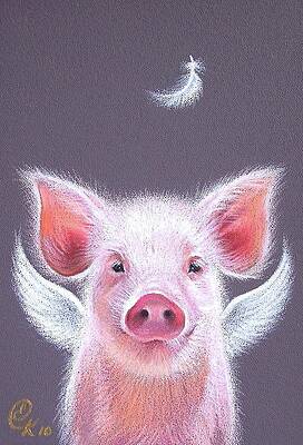Piglet angel by Elena Kolotusha Piglet angel by Elena Kolotusha
