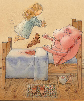 Wall Art - Painting - Pillow by Kestutis Kasparavicius