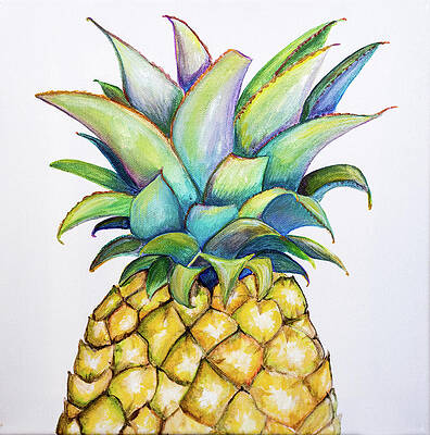Pineapple Leaves Paintings Page 2 Of 2 Fine Art America