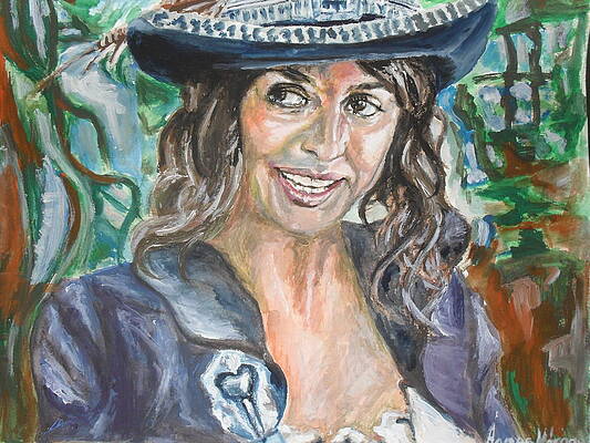 Penelope Cruz Paintings Pixels