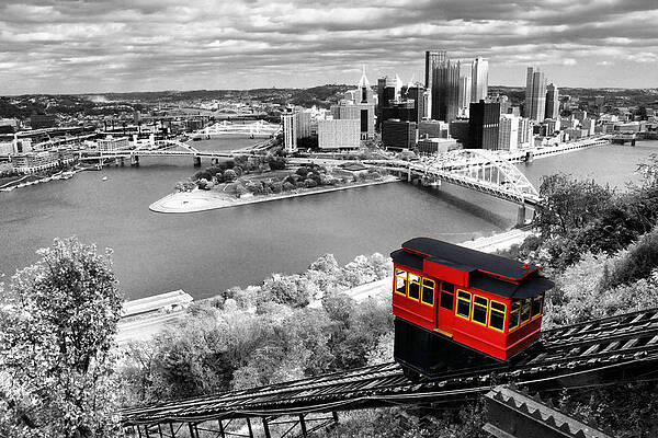 Wall Art - Photograph - Pittsburgh From The Incline by Michelle Joseph-Long