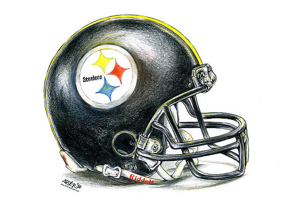Canvas Art - NFL Football Helmet History Chart by Zapista, 3 Sizes