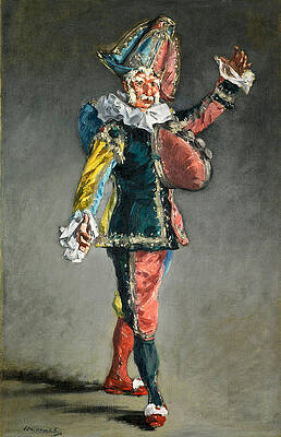 Polichinelle Print by Edouard Manet