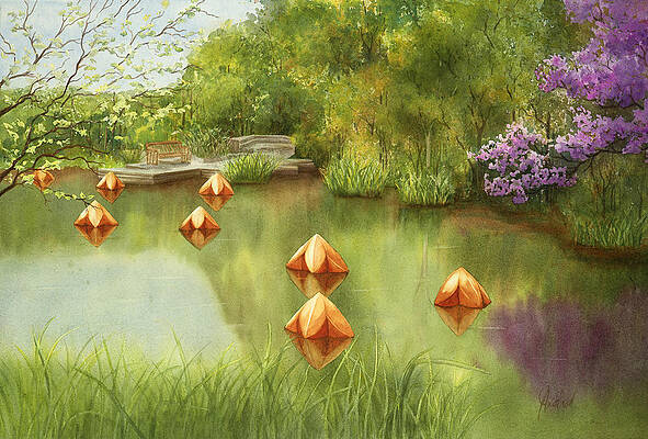 Pond at Olbrich Botanical Garden by Johanna Axelrod Pond at Olbrich Botanical Garden by Johanna Axelrod