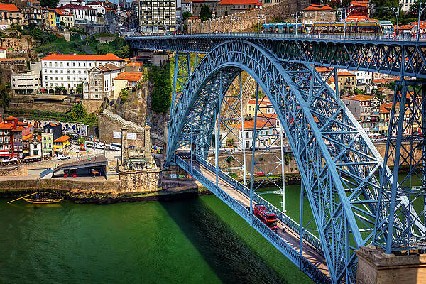 Wall Art - Photograph - Ponte Luis Porto Portugal  by Carol Japp