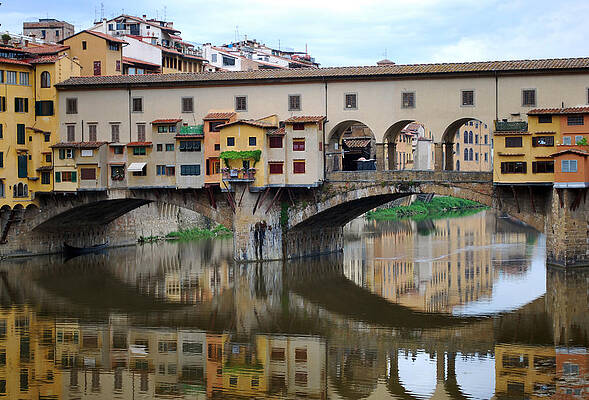 Ponte Vecchio Reflects. by Terence Davis Ponte Vecchio Reflects. by Terence Davis