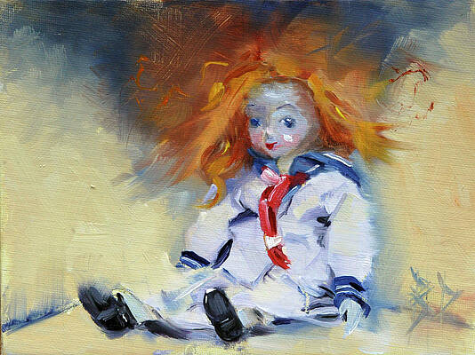 painting porcelain dolls
