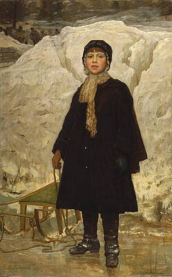 Portrait of a Child Print by Eastman Johnson