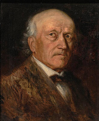 Portrait of a Gentleman Print by Franz von Lenbach
