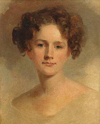 Portrait of a Woman Print by Thomas Sully