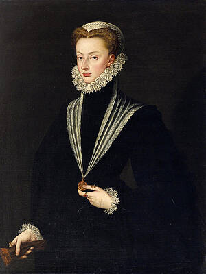 Portrait of Archduchess Johanna of Austria Print by Sofonisba Anguissola