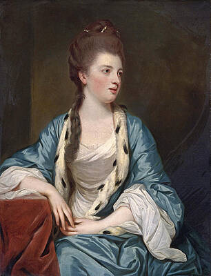 Portrait of Elizabeth Kerr Marchioness of Lothian Print by Sir Joshua Reynolds