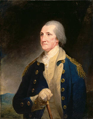 Portrait of George Washington Print by Robert Edge Pine